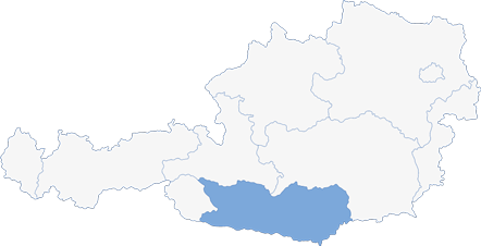 Karte Bundesland Österreich Kärnten
