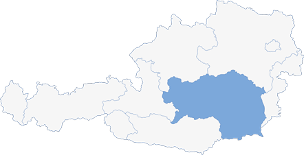 Karte Bundesland Steiermark Österreich